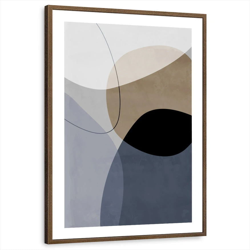 framed-print-brown-walnut-white-border