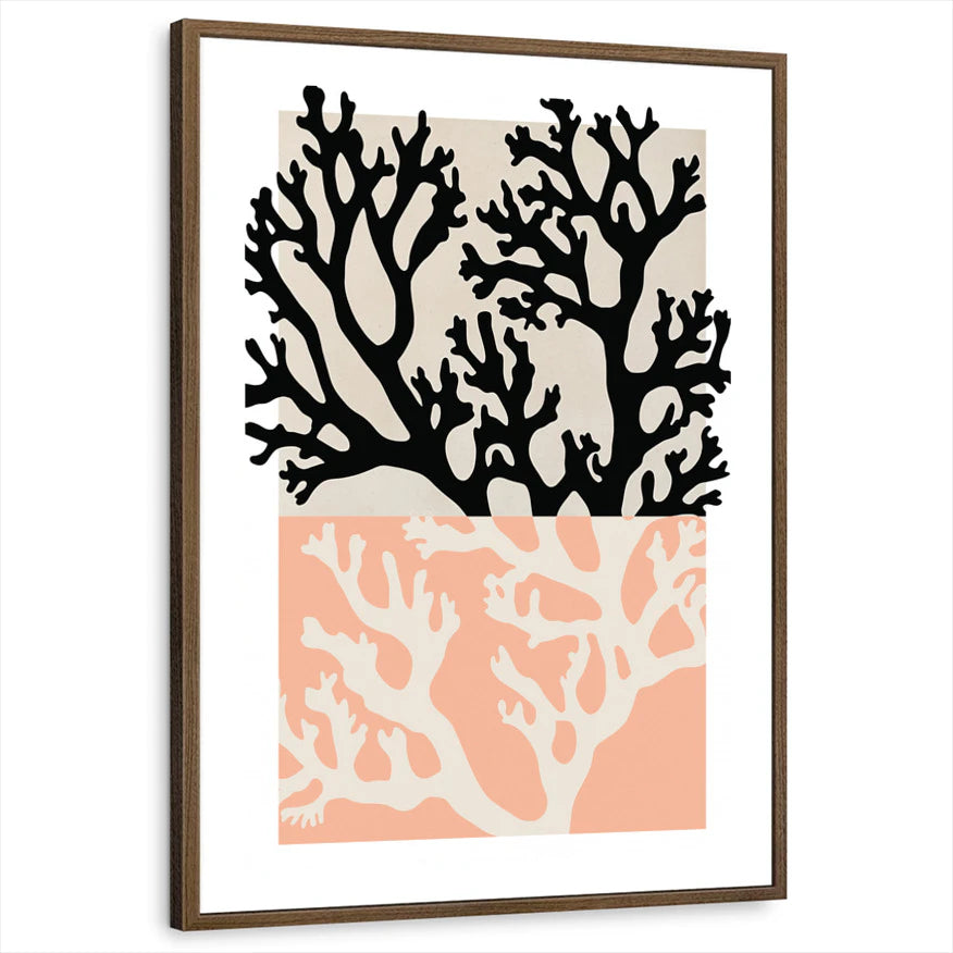 framed-print-brown-walnut-white-border