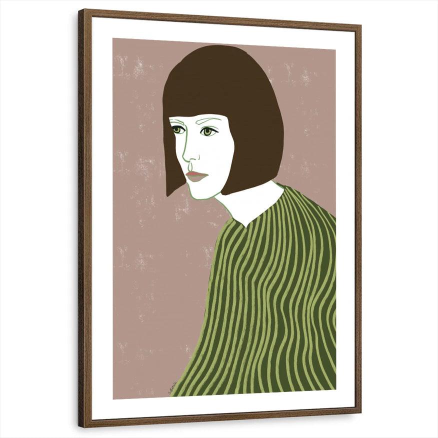 framed-print-brown-walnut-white-border