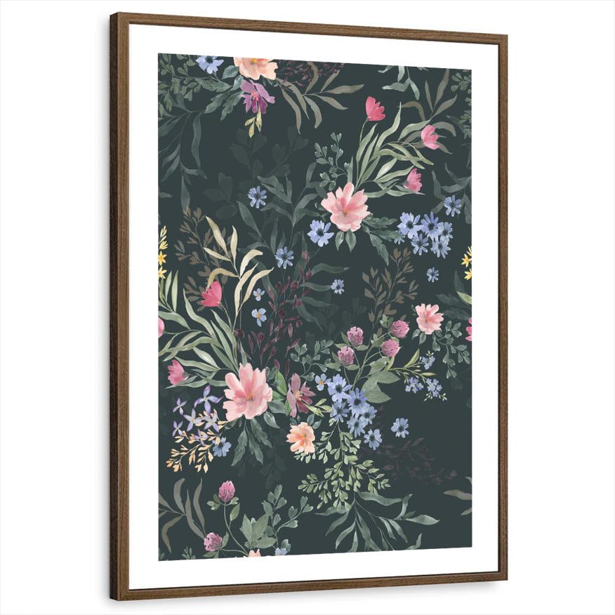 framed-print-brown-walnut-white-border