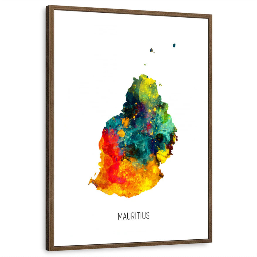 framed-print-brown-walnut-white-border