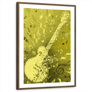 framed-print-brown-walnut-white-border