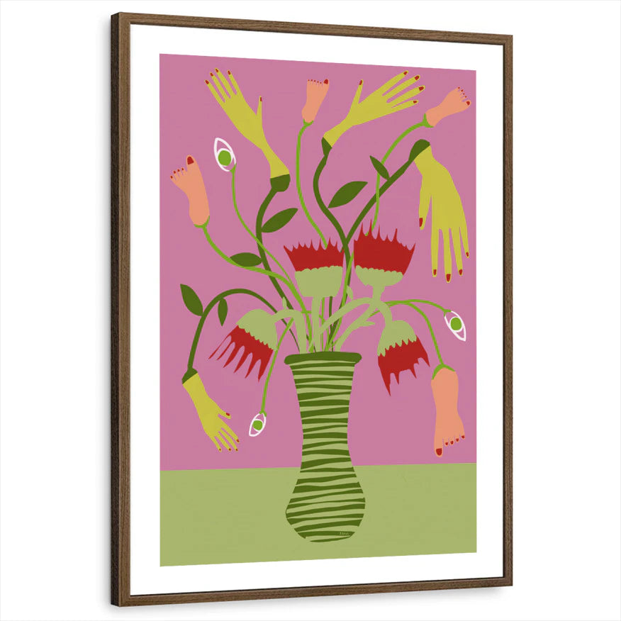 framed-print-brown-walnut-white-border