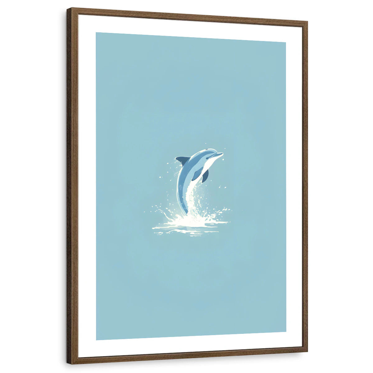 framed-print-brown-walnut-white-border