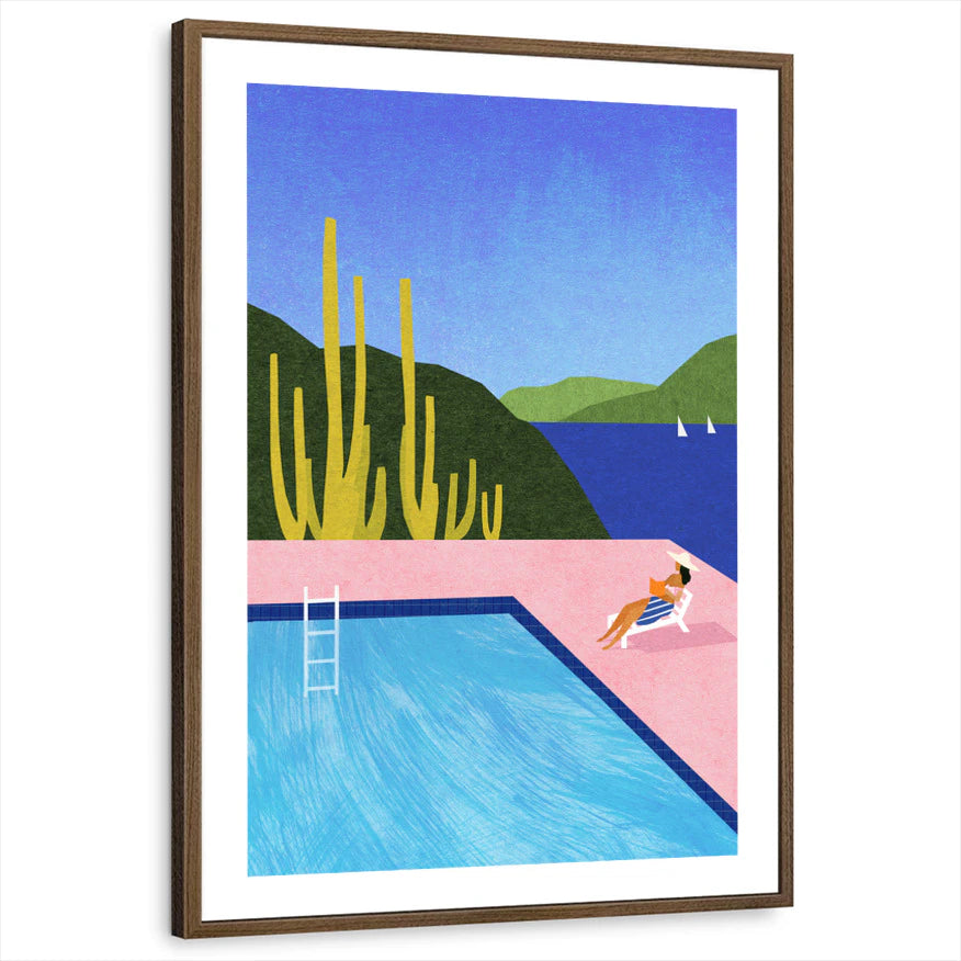 framed-print-brown-walnut-white-border