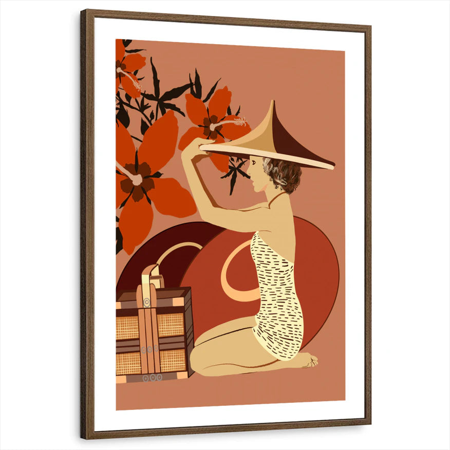 framed-print-brown-walnut-white-border