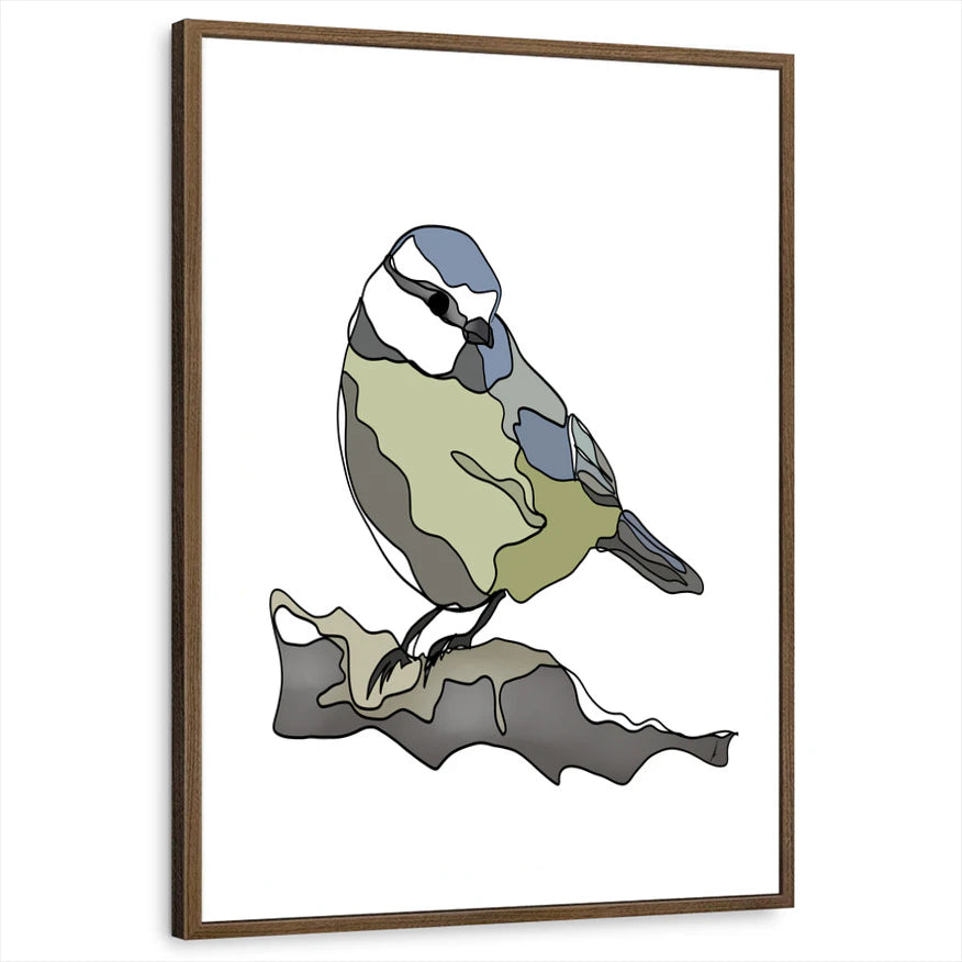 framed-print-brown-walnut-white-border