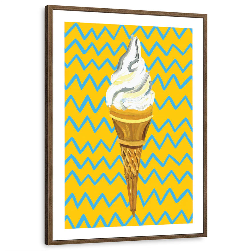 framed-print-brown-walnut-white-border