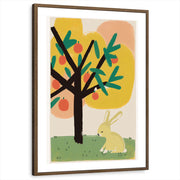 framed-print-brown-walnut-white-border