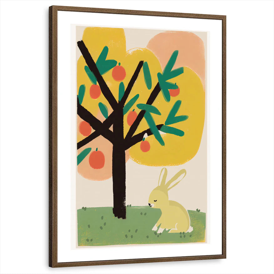 framed-print-brown-walnut-white-border