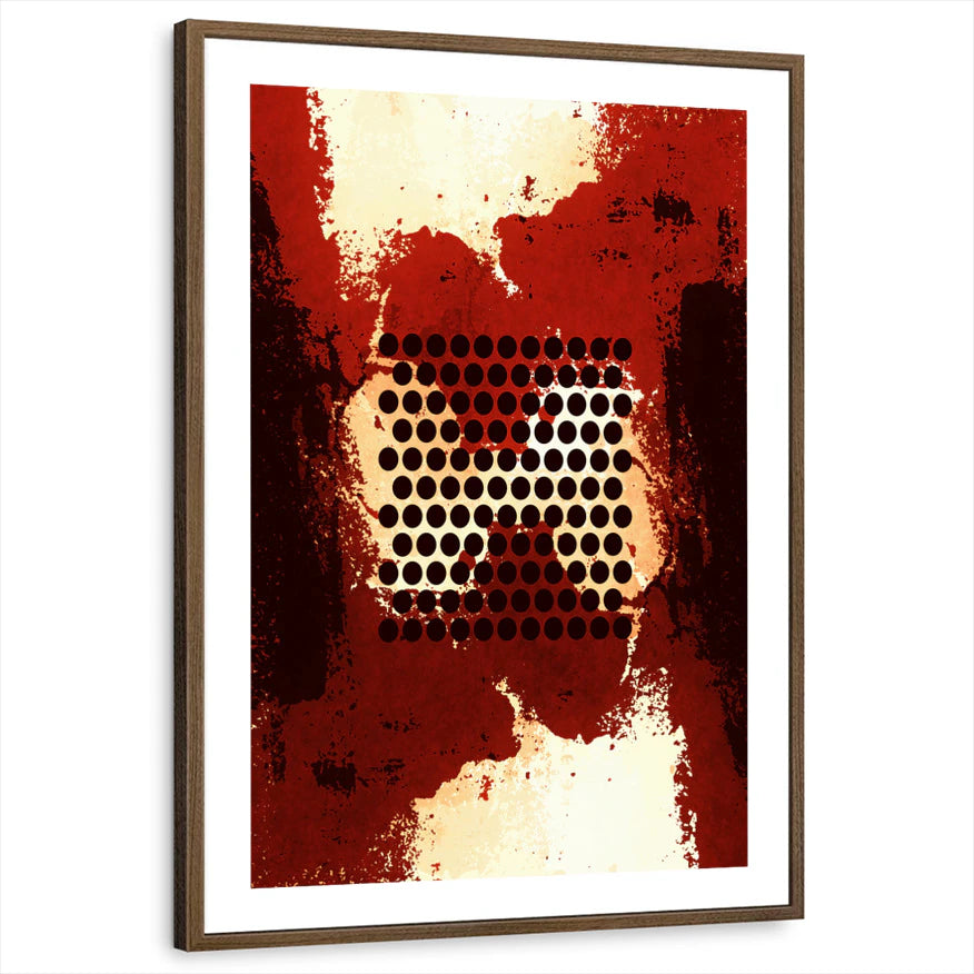 framed-print-brown-walnut-white-border