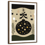 framed-print-brown-walnut-white-border