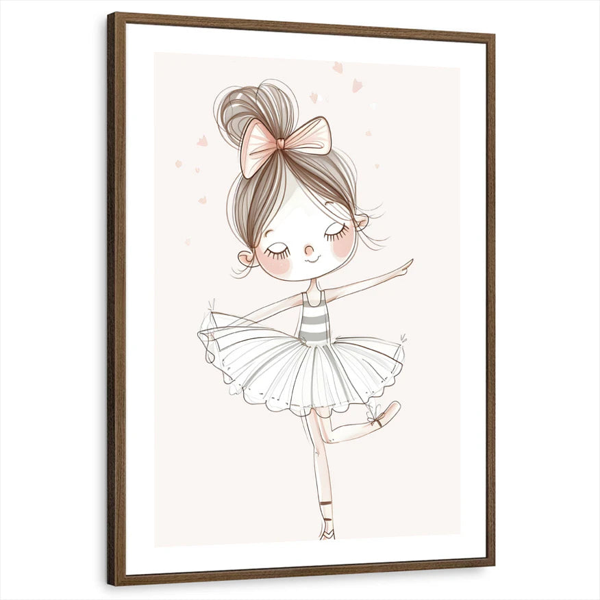 framed-print-brown-walnut-white-border