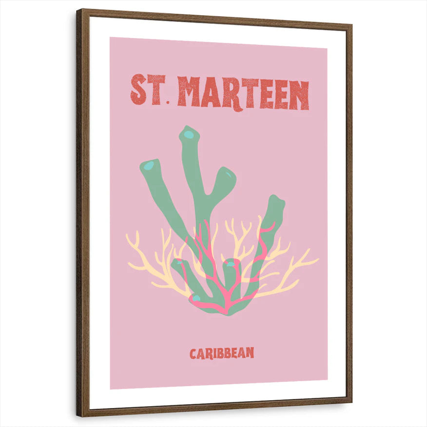framed-print-brown-walnut-white-border