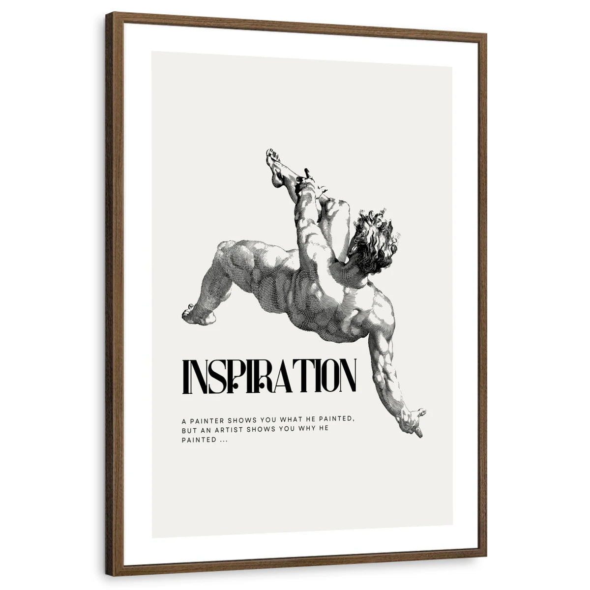framed-print-brown-walnut-white-border