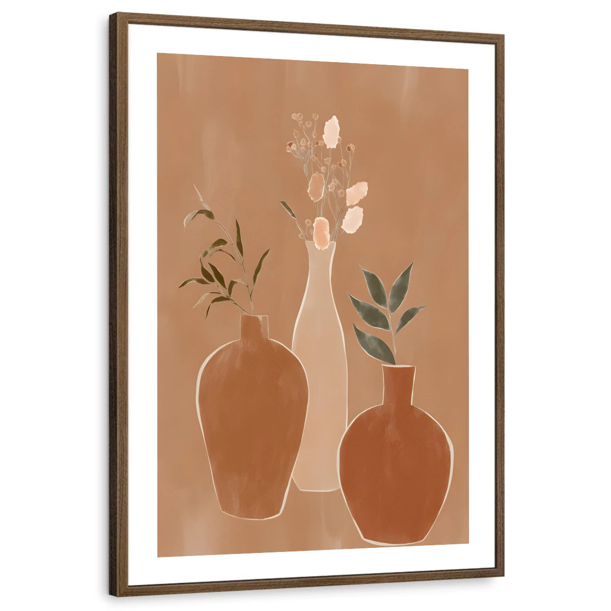 framed-print-brown-walnut-white-border