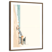 framed-print-brown-walnut-white-border