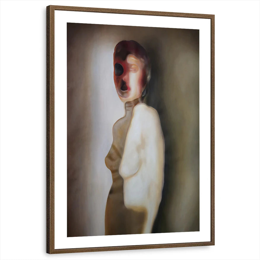 framed-print-brown-walnut-white-border