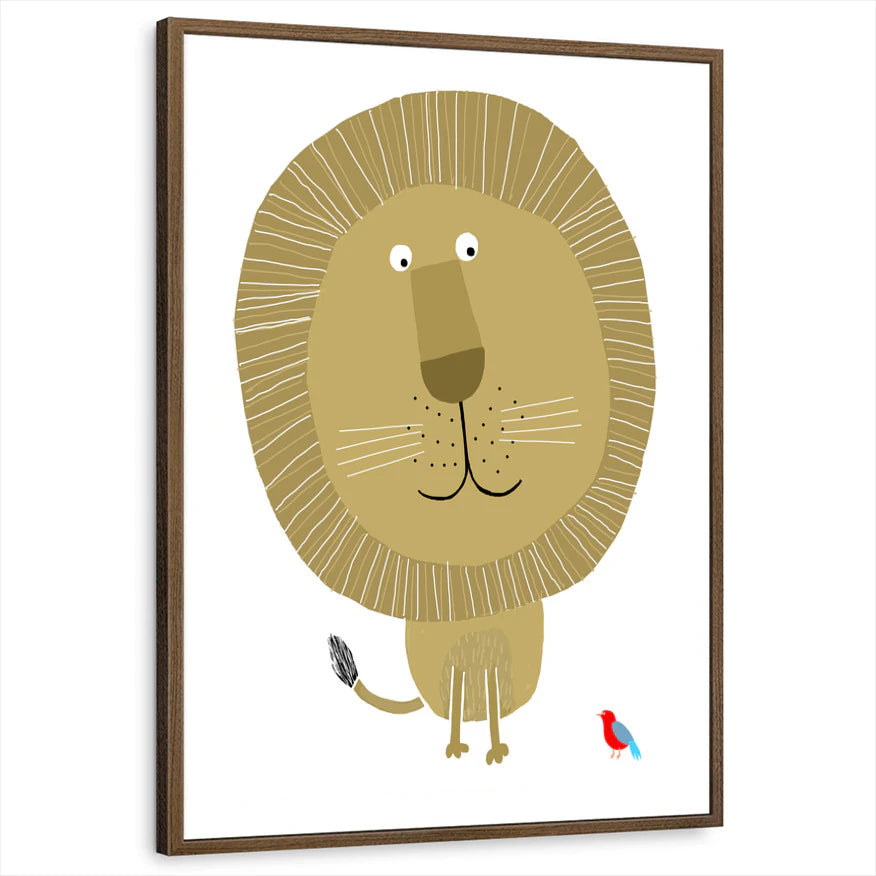 framed-print-brown-walnut-white-border