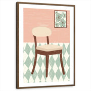 framed-print-brown-walnut-white-border