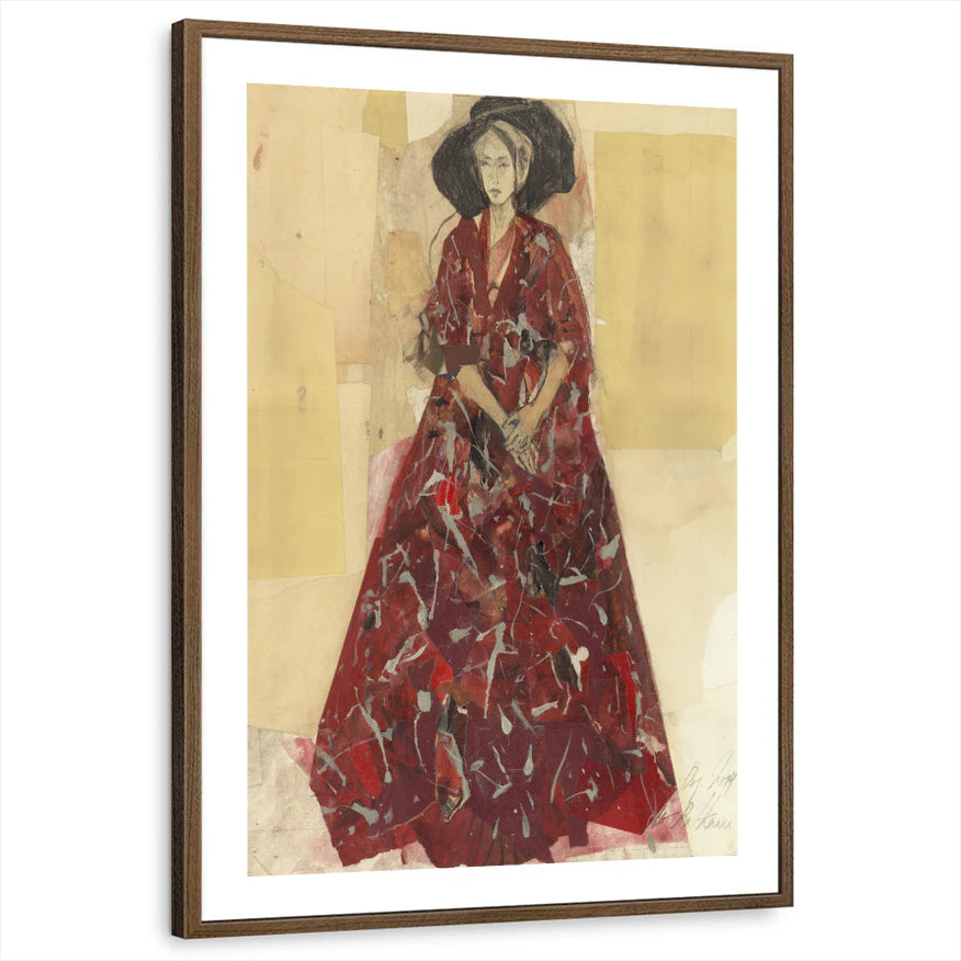 framed-print-brown-walnut-white-border