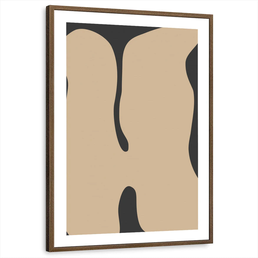 framed-print-brown-walnut-white-border