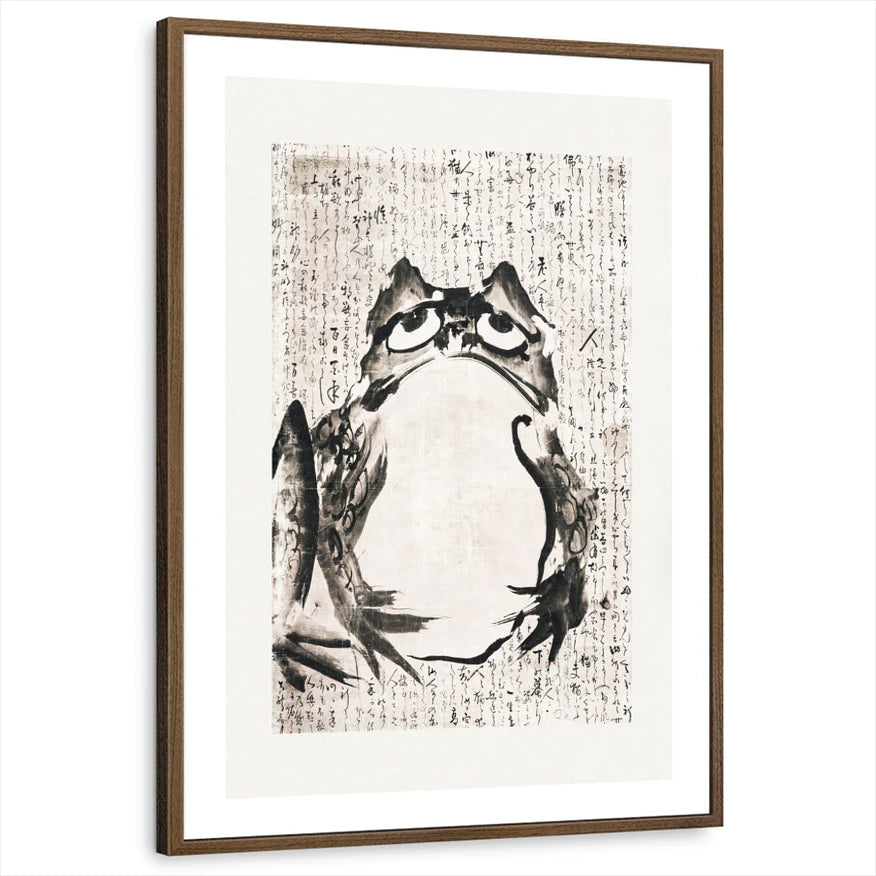 framed-print-brown-walnut-white-border