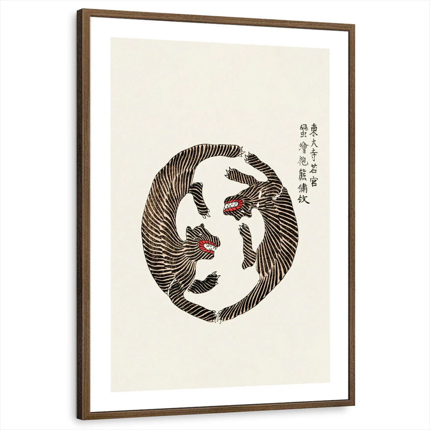 framed-print-brown-walnut-white-border