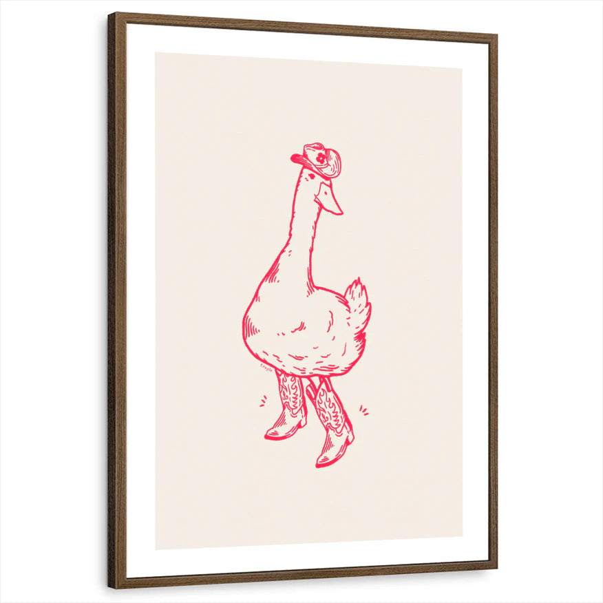 framed-print-brown-walnut-white-border