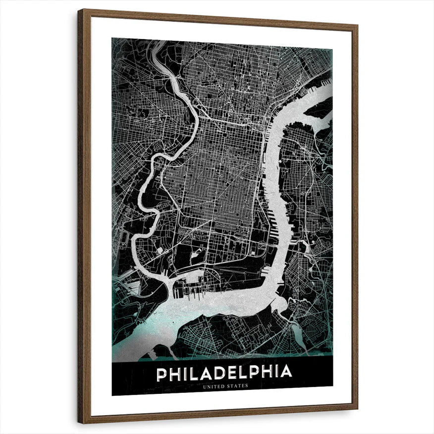 framed-print-brown-walnut-white-border
