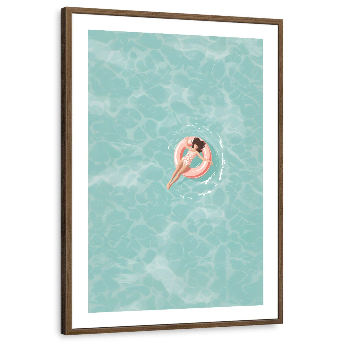framed-print-brown-walnut-white-border
