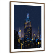 framed-print-brown-walnut-white-border
