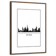 framed-print-brown-walnut-white-border