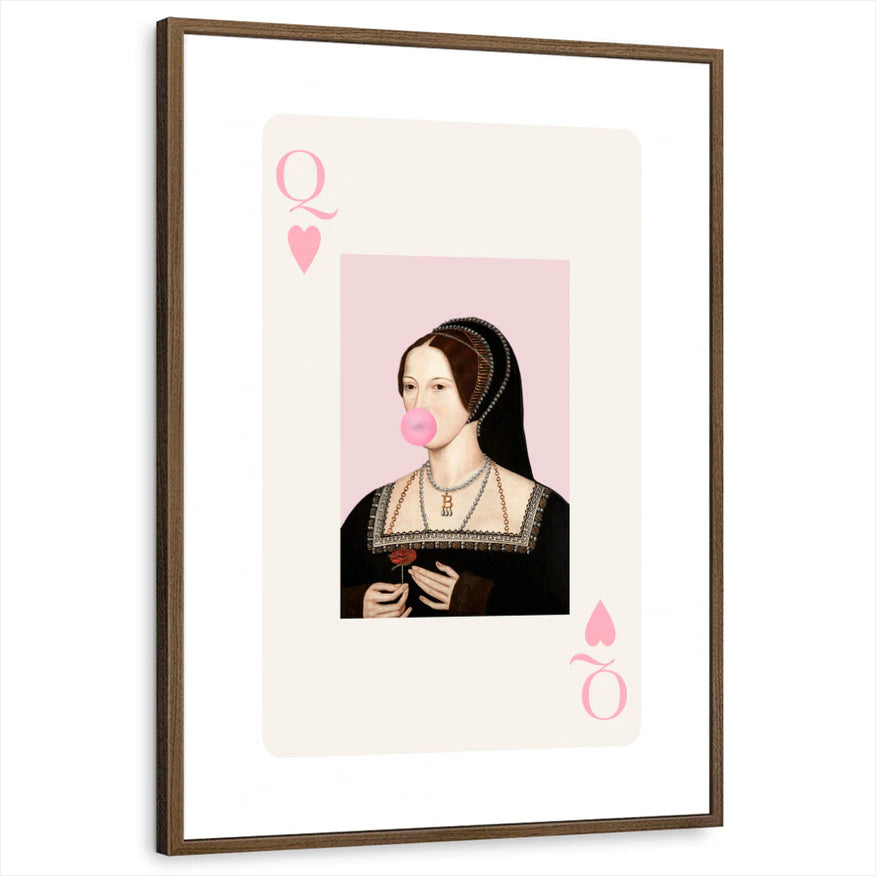 framed-print-brown-walnut-white-border