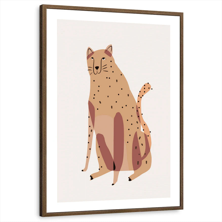 framed-print-brown-walnut-white-border