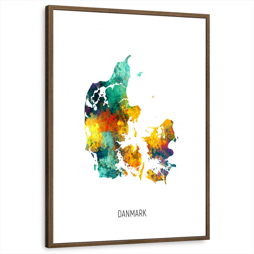 framed-print-brown-walnut-white-border