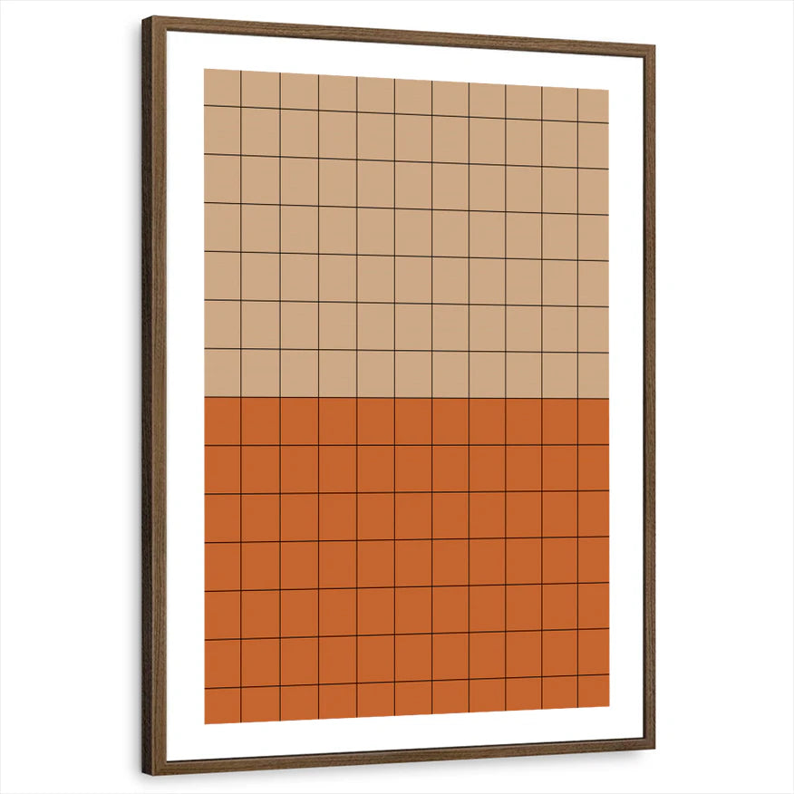 framed-print-brown-walnut-white-border