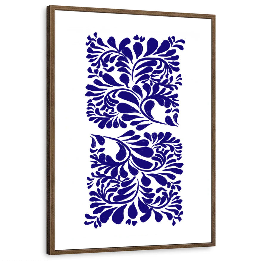 framed-print-brown-walnut-white-border