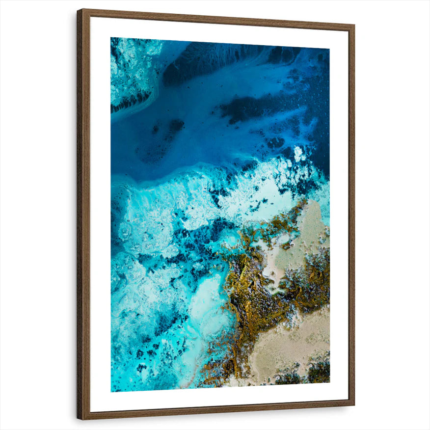 framed-print-brown-walnut-white-border