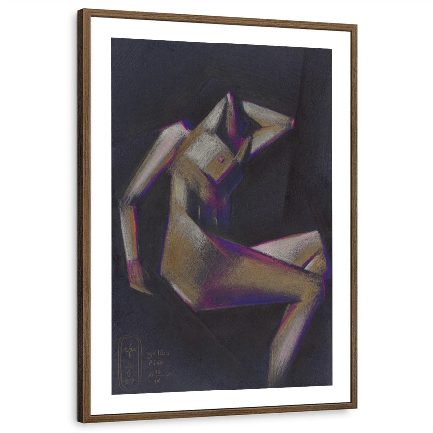 framed-print-brown-walnut-white-border