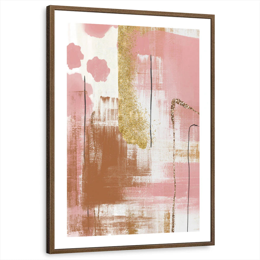 framed-print-brown-walnut-white-border
