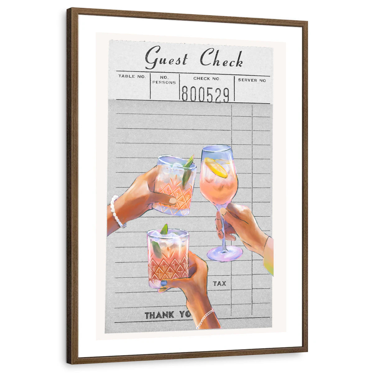 framed-print-brown-walnut-white-border