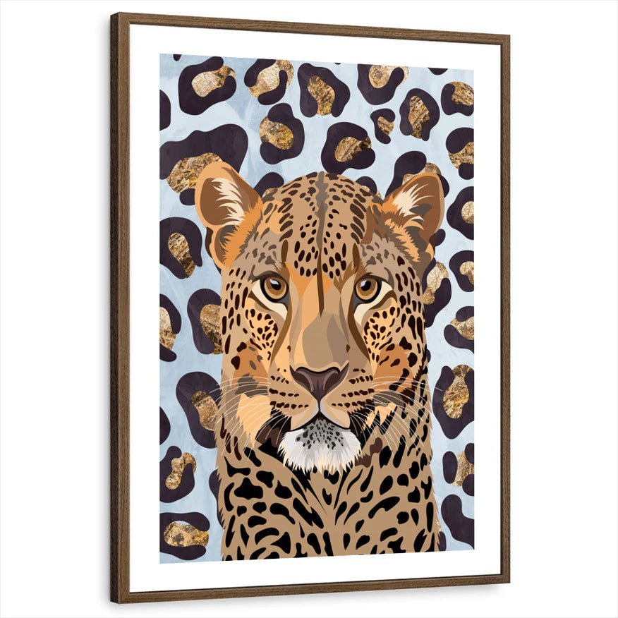 framed-print-brown-walnut-white-border