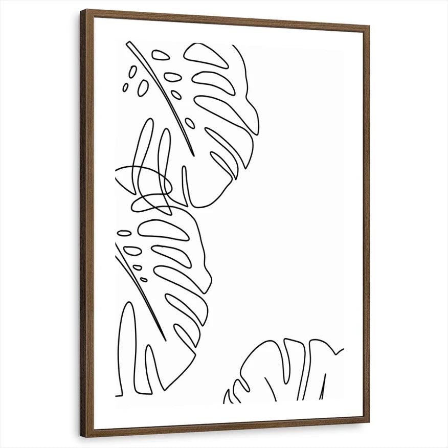 framed-print-brown-walnut-white-border