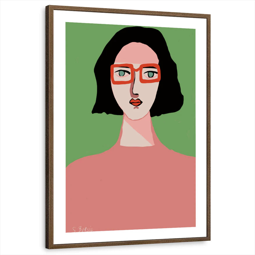 framed-print-brown-walnut-white-border
