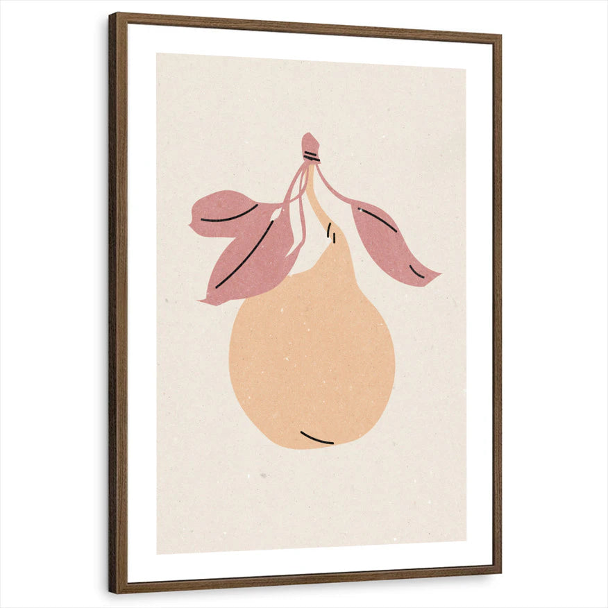 framed-print-brown-walnut-white-border