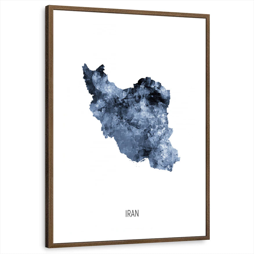 framed-print-brown-walnut-white-border