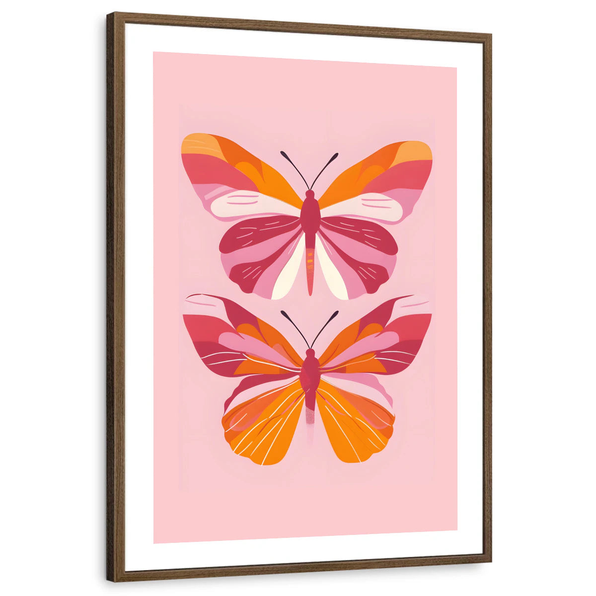 framed-print-brown-walnut-white-border