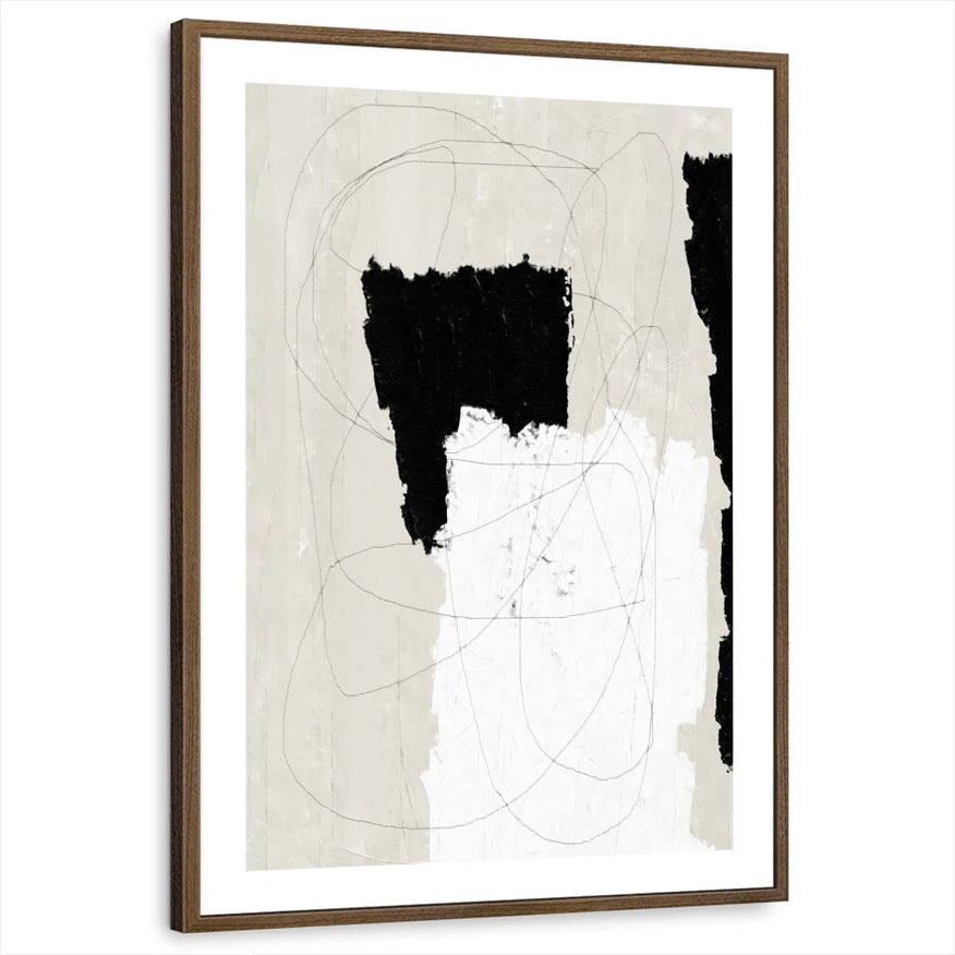 framed-print-brown-walnut-white-border