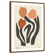 framed-print-brown-walnut-white-border